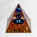 Natural Crystal Energy Pyramid – Peridot & Amethyst Reiki Healing Chakra Decor