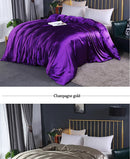 LUXURY SATIN DUVET COVER HIGH DENSITY FABRIC WITH SILKY RAYON FEEL FOR HOME  HOTEL USE FEI ZHI TIAN