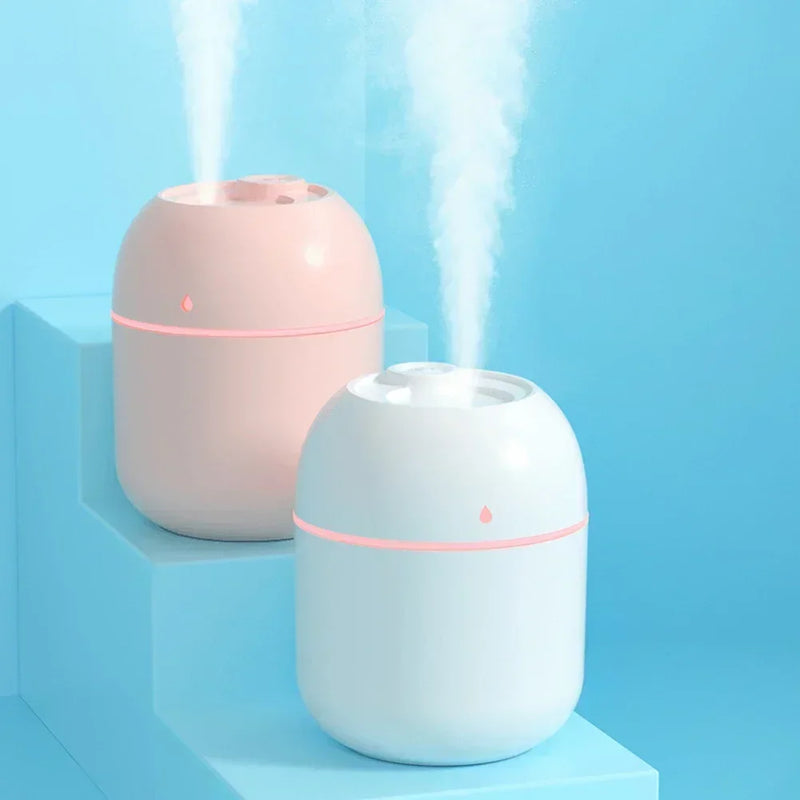 CAR AIR FRESHENER LED HUMIDIFIER DIFFUSER – PORTABLE AROMATHERAPY FOR CARS AND HOMES