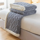 Tapestry Lamb Wool Blanket – Thick Warm Polyester Throw for Nap